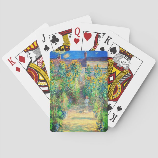 Jeu De Cartes Jardin aux fleurs de Monet (dos)