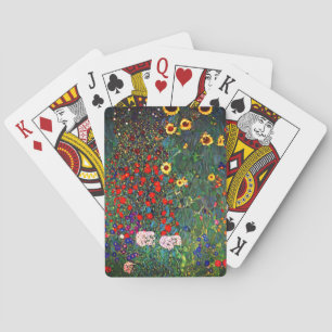 Jeu De Cartes Jardin aux fleurs Gustav Klimt