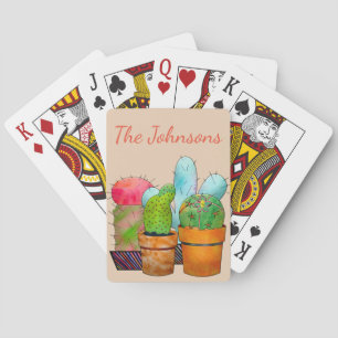 Jeu De Cartes Jardin coloré de Cactus