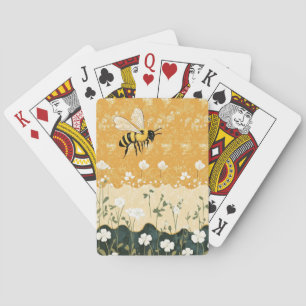 Jeu De Cartes Jardin de fleurs sauvages à miel vintage (9)