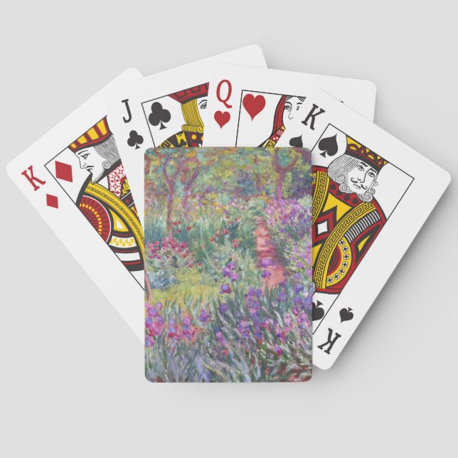 Jeu De Cartes Jardin de l'artiste à Giverny par Claude Monet (dos)