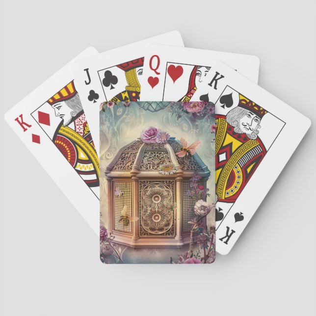 Jeu De Cartes Jardin de Rêves Enchanté aux Abeilles (9) (dos)