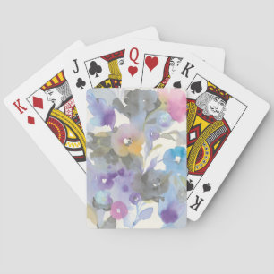 Jeu De Cartes Jardin des bijoux   Pétales pastel violet