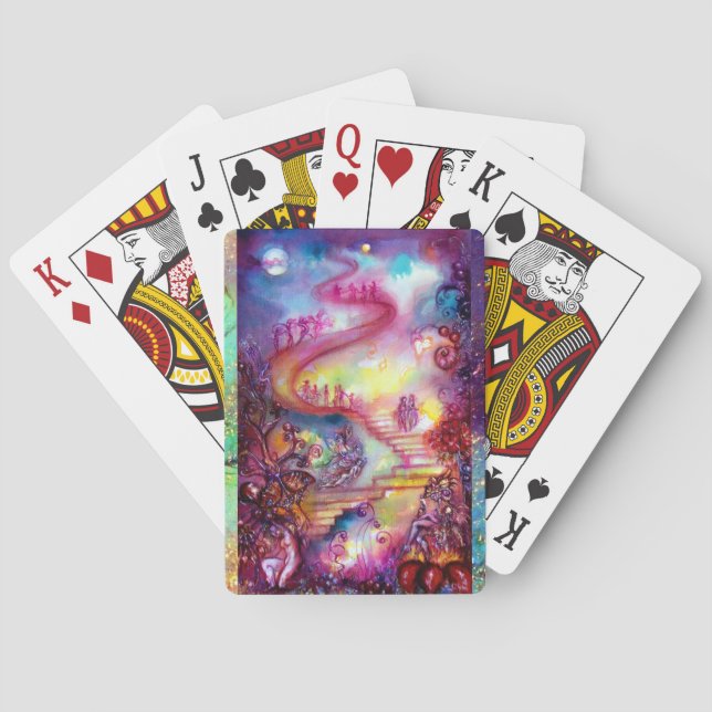 JEU DE CARTES JARDIN DES OMBRES PERDUES / ESCALIERS MYSTIQUES (dos)