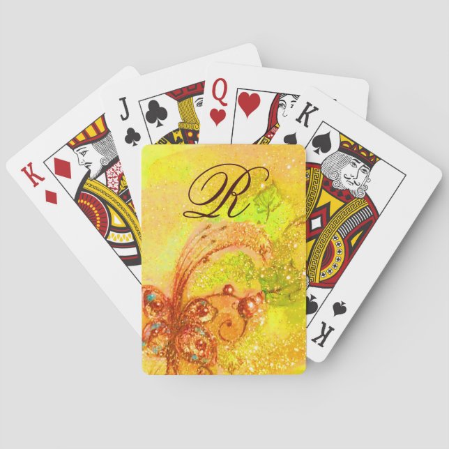 JEU DE CARTES JARDIN DES OMBRES PERDUES - PLANTE MAGIQUE DE BOUT (dos)