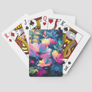 Jeu De Cartes Jardin Floral de printemps de la ruée de fleurs