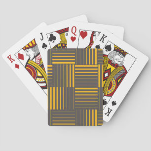 Jeu De Cartes Jaune, cool, unique, tendance, lignes modernes