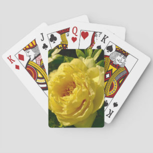 Jeu De Cartes Jaune Peony Jouer Cartes