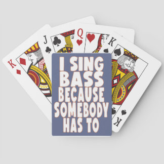 JEU DE CARTES JE CHANTE DES BASES PARCE QUE QUELQU'UN DOIT BARBE