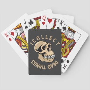 Jeu De Cartes Je collectionne des choses mortes Drôle Taxidermis