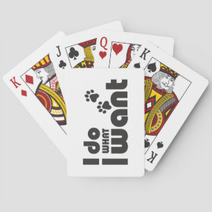 Jeu De Cartes Je fais ce que je veux, drôle de chien de chat
