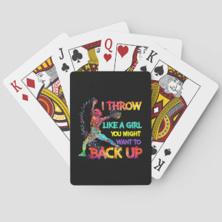 Jeu De Cartes Je Jette Comme Une Fille