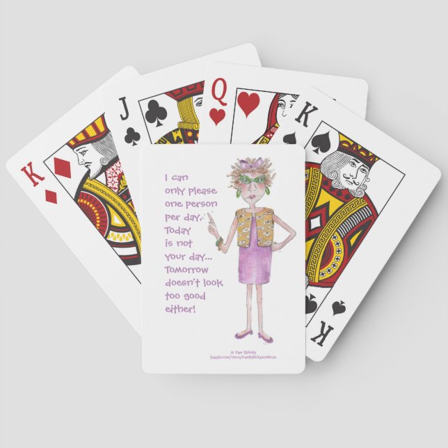 Jeu De Cartes Je ne peux satisfaire qu'une seule déclaration fem (dos)