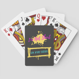 Jeu De Cartes Je ne suis pas court Je suis amusé Sizé Drôle Dire