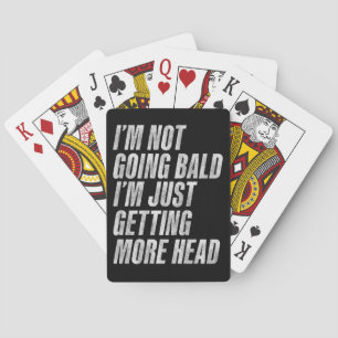 Jeu De Cartes Je ne vais pas être chauve Je ne fais que gagner d