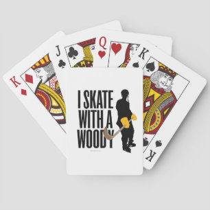 Jeu De Cartes Je patine avec un Woody (l'hockey)