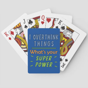 Jeu De Cartes Je pense trop aux choses