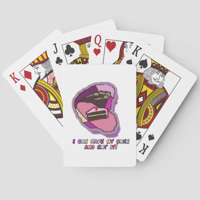 Jeu De Cartes je peux avoir mon gâteau et le manger (dos)