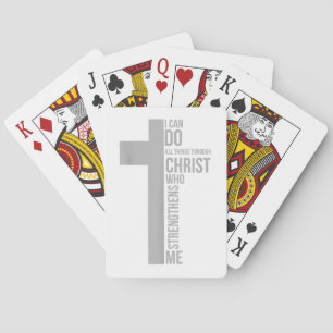 Jeu De Cartes Je Peux Faire Tout Par Le Christ Qui Renforce