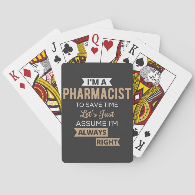 Jeu De Cartes Je suis pharmacien pour gagner du temps Supposons  (dos)