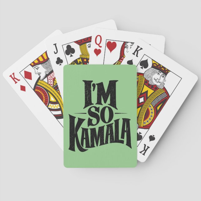 Jeu De Cartes Je suis si Kamala Brat Green Meme (dos)