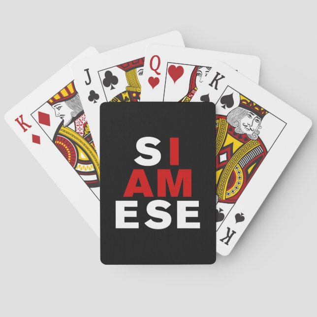 JEU DE CARTES JE SUIS SIAMESE (dos)