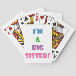 Jeu De Cartes Je suis un grand texte de soeur