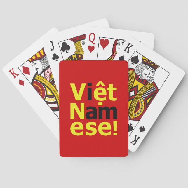 Jeu De Cartes je suis Viêt Namese ! (dos)