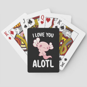 Jeu De Cartes Je t'aime Alotl Axolotl Saint Valentin