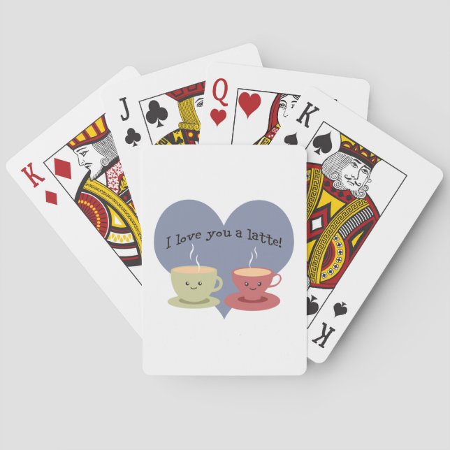 Jeu De Cartes Je t'aime un latte ! (dos)