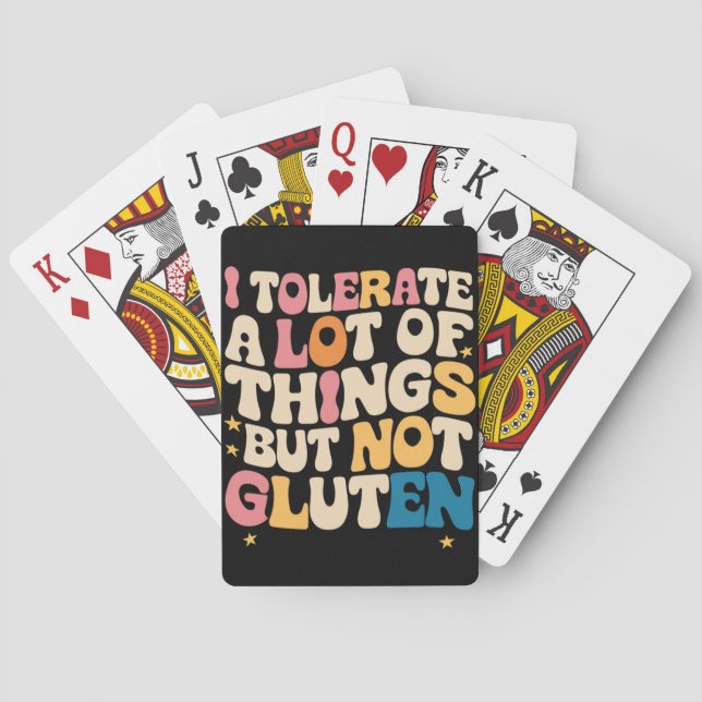 Jeu De Cartes Je Tolère Beaucoup De Choses Mais Pas De Gluten (dos)
