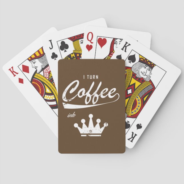 Jeu De Cartes Je transforme le café en KOM (dos)