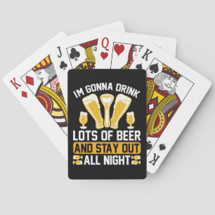 Jeu De Cartes Je vais boire beaucoup de bière