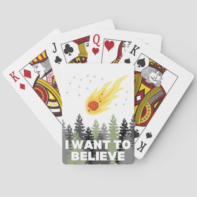 Jeu De Cartes Je veux croire les cartes Astéroïdes (dos)