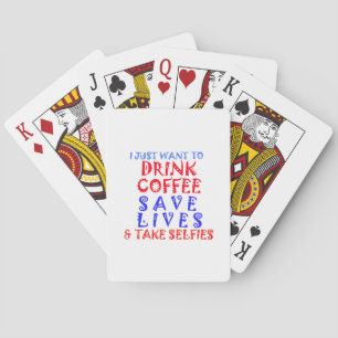 Jeu De Cartes Je veux juste boire du café