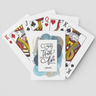 Jeu De Cartes Jean 14:6 Je suis la voie de la Vérité Bible chrét