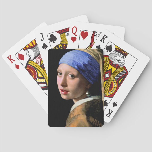 Jeu De Cartes Jean Vermeer Girl (dos)