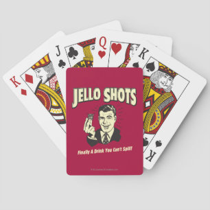 Jeu De Cartes Jello Shots: Drink You Can't Spill