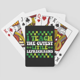 Jeu De Cartes J'Enseigne À L'Enseignant Le Petit Leprechauns Le