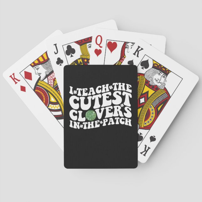 Jeu De Cartes J'Enseigne Les Clovers Les Plus Cuttes Dans Le Bal (dos)