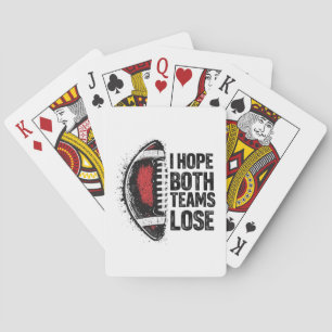 Jeu De Cartes J'Espère Que Les Deux Équipes Perdent Les Fans De