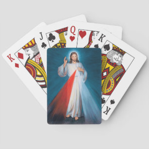 Jeu De Cartes Jésus Christ Miséricorde divine Sacré Coeur de Jés
