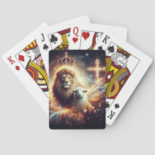 Jeu De Cartes Jésus est le Lion et l'Agneau