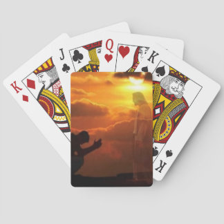 Jeu De Cartes Jésus religieux jouant aux cartes