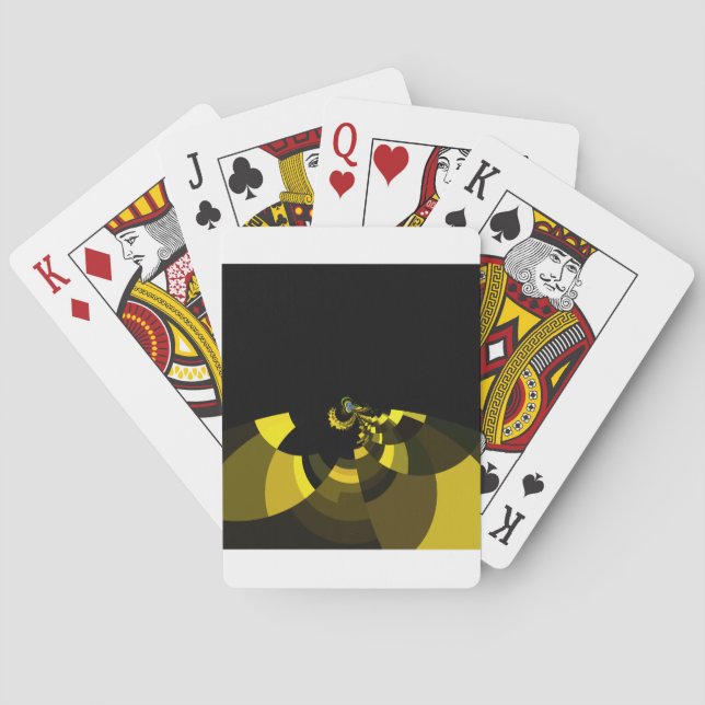 Jeu De Cartes Jet Black et Gold Vector Art Design graphique (dos)