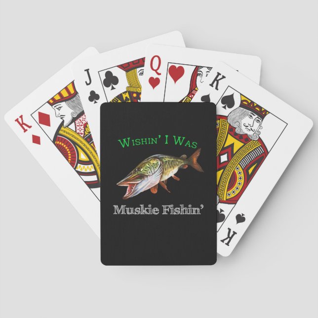 Jeu De Cartes J'Étais Muskie Fishin (dos)
