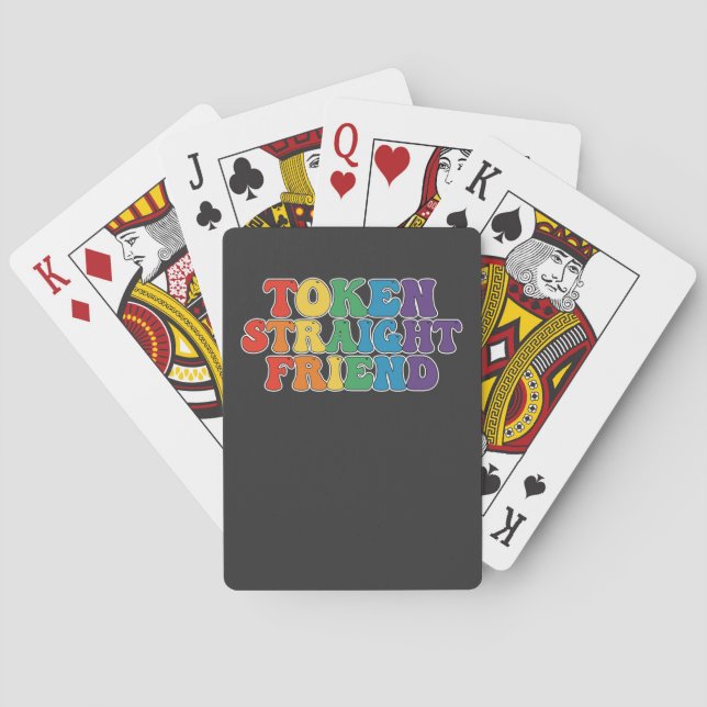 Jeu De Cartes Jeton super LGBT Pride (dos)