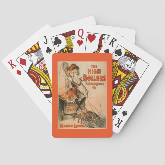Jeu De Cartes Jeu de "agneau de Mamie" de fantaisie de flambeurs (dos)