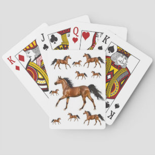 Jeu De Cartes Jeu de cheval Deck de carte