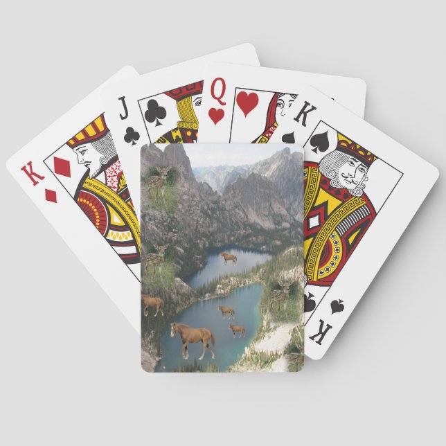 Jeu De Cartes Jeu de cheval Deck de carte (dos)